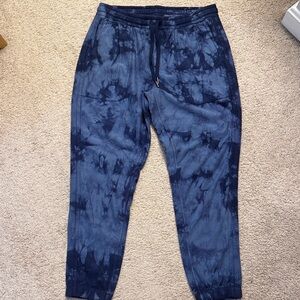 Athleta Women's Farallon Navy Tie-Dye Joggers